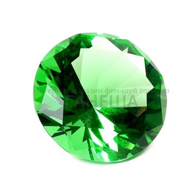 Зеленый кристалл 3 см